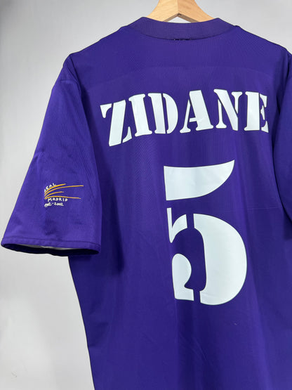 2002/03 ADIDAS  REAL MADRID CENTENARY 3RD JERSEY ZIDANE 5-(M)