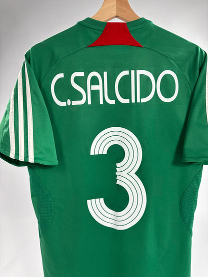 2007 ADIDAS MEXICO HOME JERSEY CARLOS SALCIDO 3 (S)
