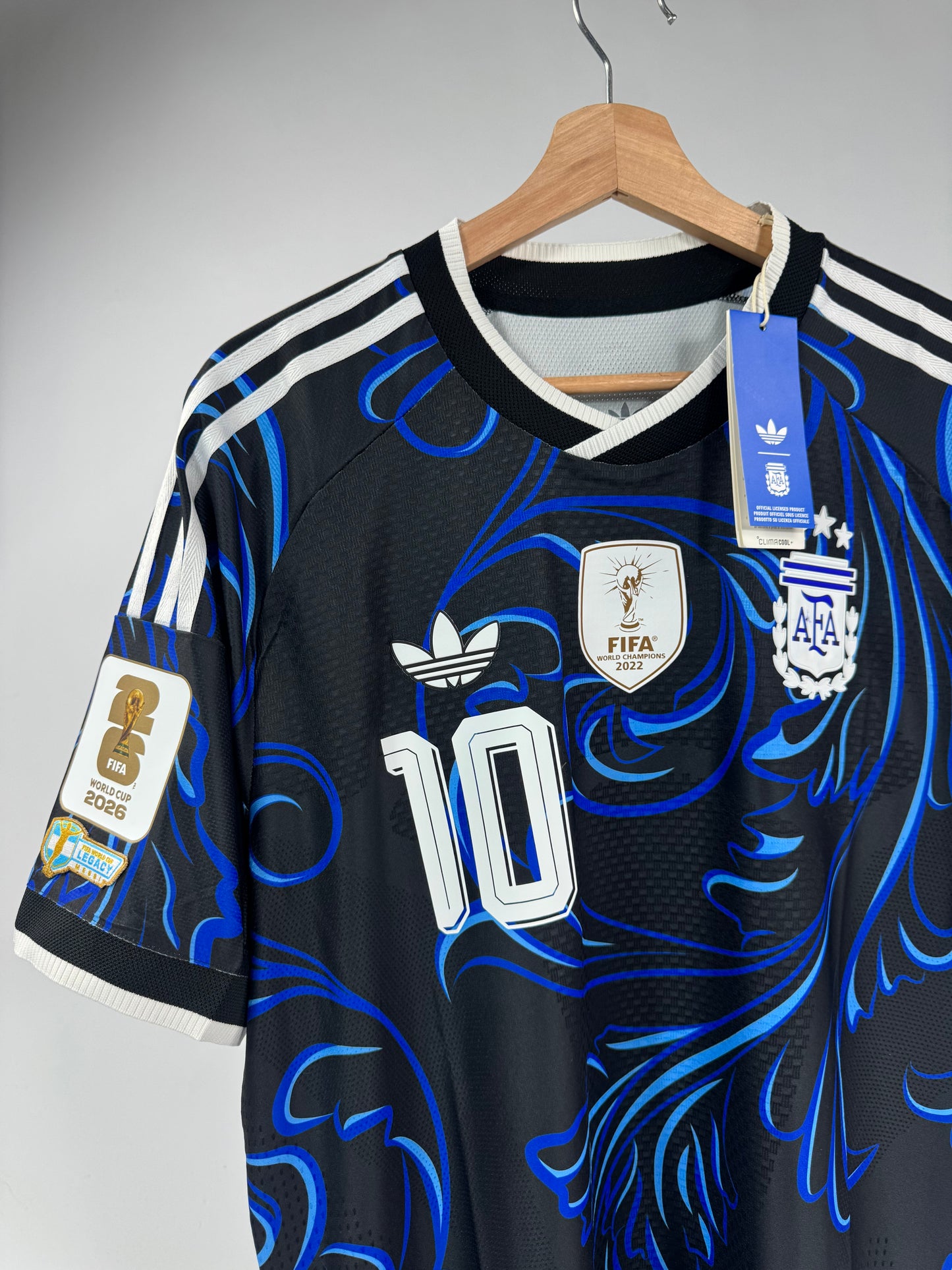 2026 ADIDAS ARGENTINA AWAY JERSEY MESSI 10 AUTHENTIC PLAYER VERSION (L)