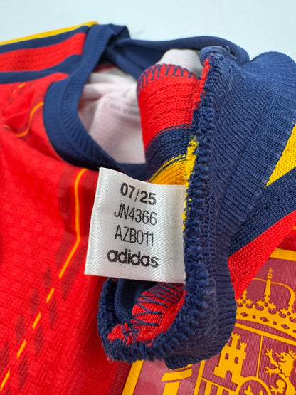 2026 ADIDAS SPAIN AUTHENTIC PLAYER VERSION HOME JERSEY LAMINE YAMAL 19 WORLD CUP FINAL (XL)
