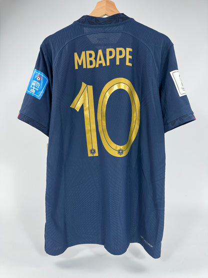 2022 NIKE FRANCE HOME JERSEY AUTHENTIC PLAYER VERSOON NEW WITH TAGS MBAPPE 10 (L)
