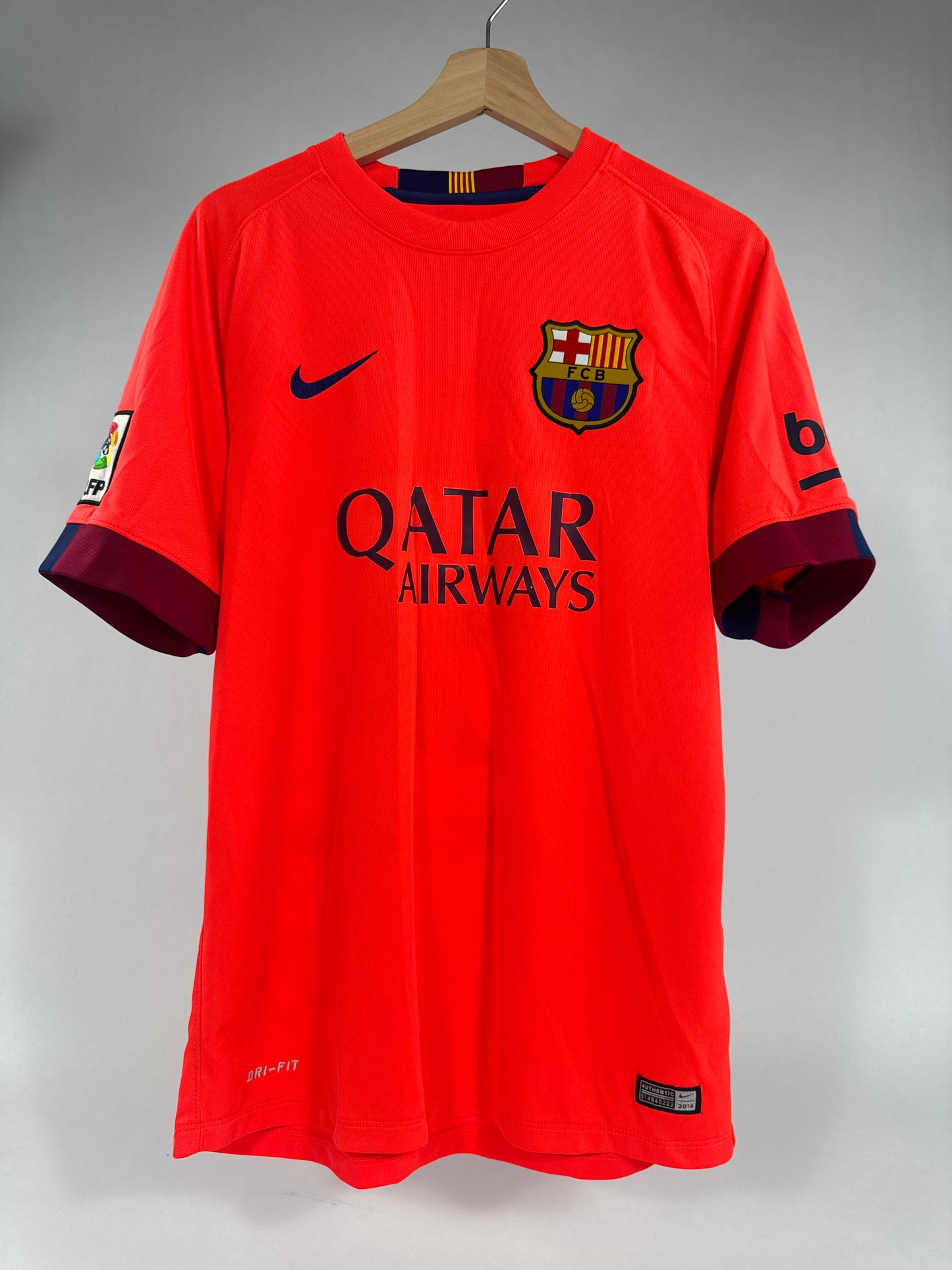 2014/15 FC BARCELONA 3RD JERSEY SUAREZ 9-(M)
