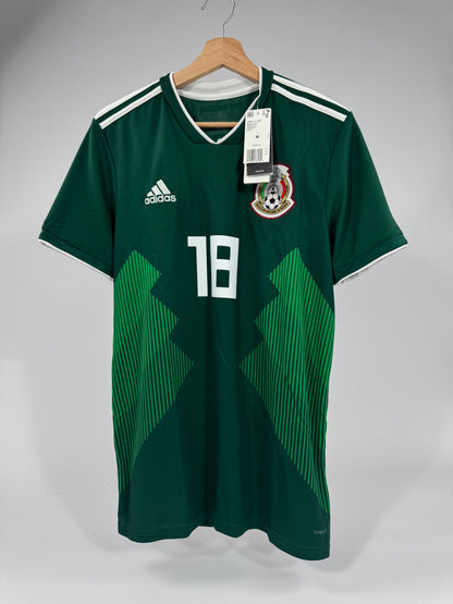 2018 ADIDAS MEXICO HOME JERSEY NEW WITH TAGS ANDRES GUARDADO 18 (XL)