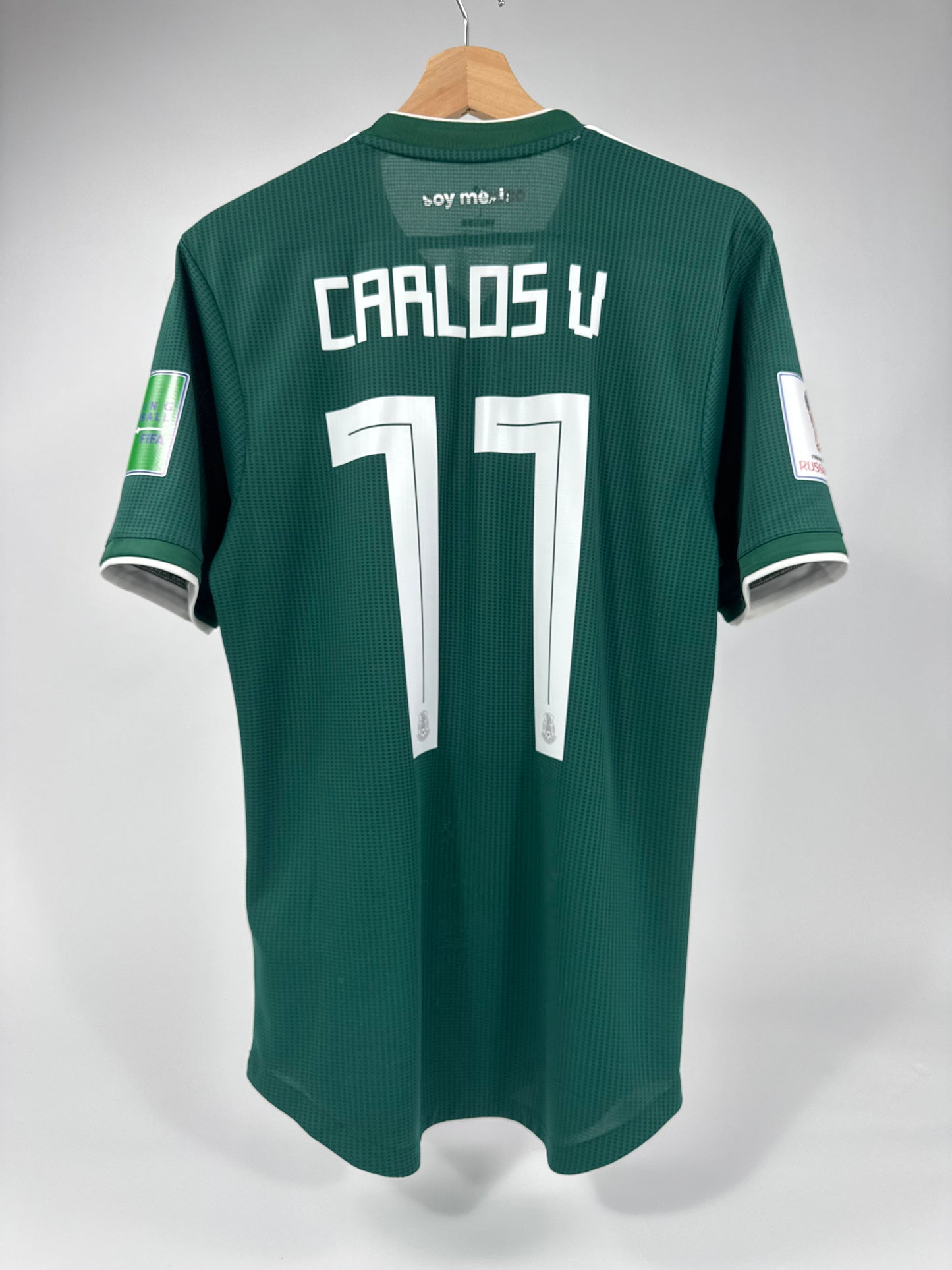 2018 ADIDAS MEXICO HOME JERSEY CARLOS VELA 11 PLAYER VERSION (L)