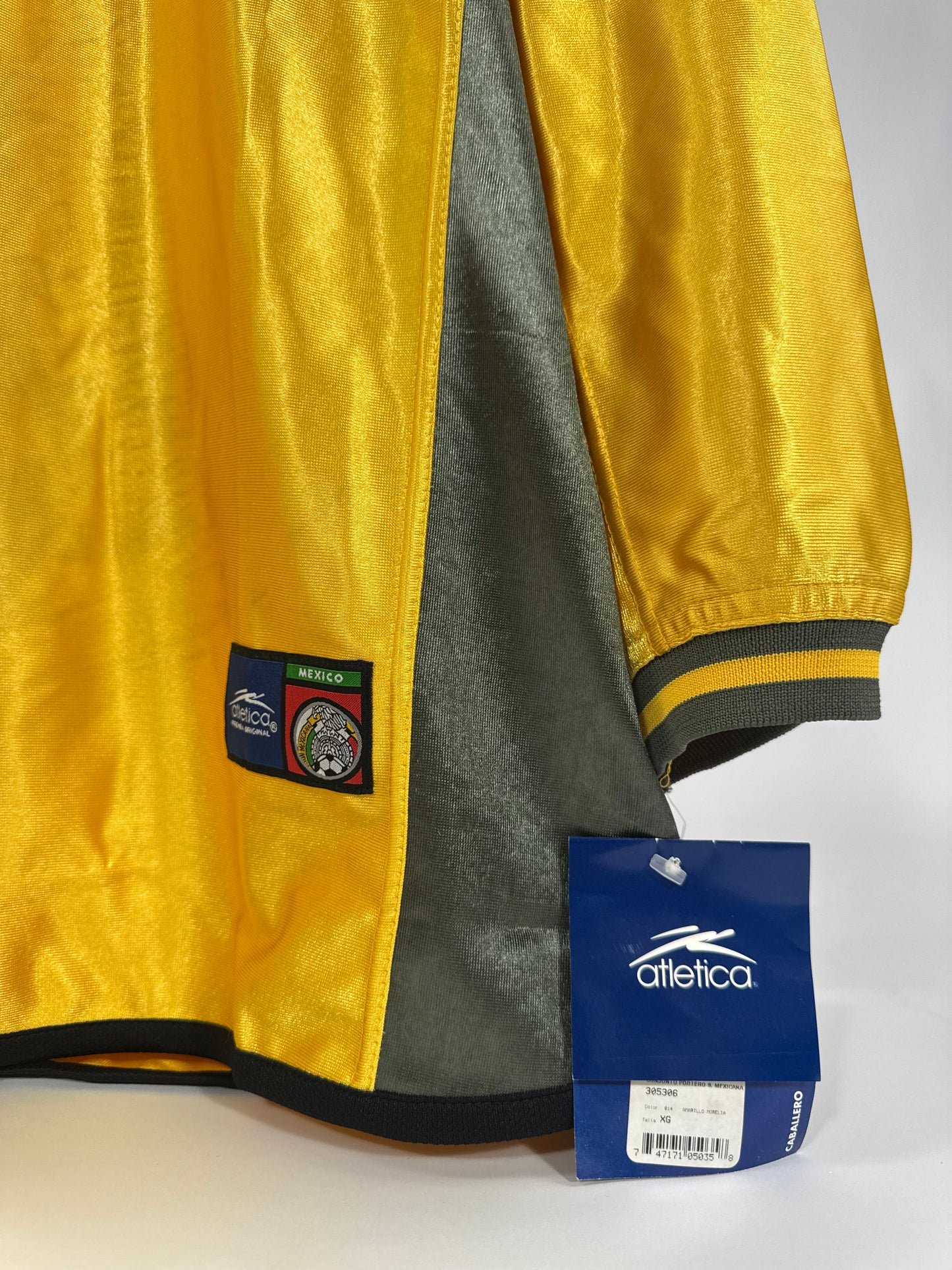 2001 ATLETICA MEXICO GOALKEEPER JERSEY NEW WITH TAGS (XL)
