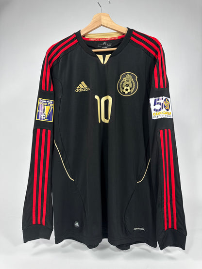 2011 ADIDAS MEXICO AWAY JERSEY GIOVANI DOS SANTOS 10 LONG SLEEVE (L)