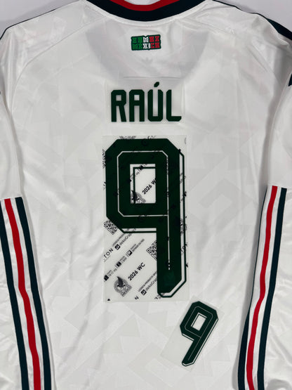 2026 OFFICIAL MEXICO WORLD CUP AWAY NAME SET-RAUL JIMENEZ 9