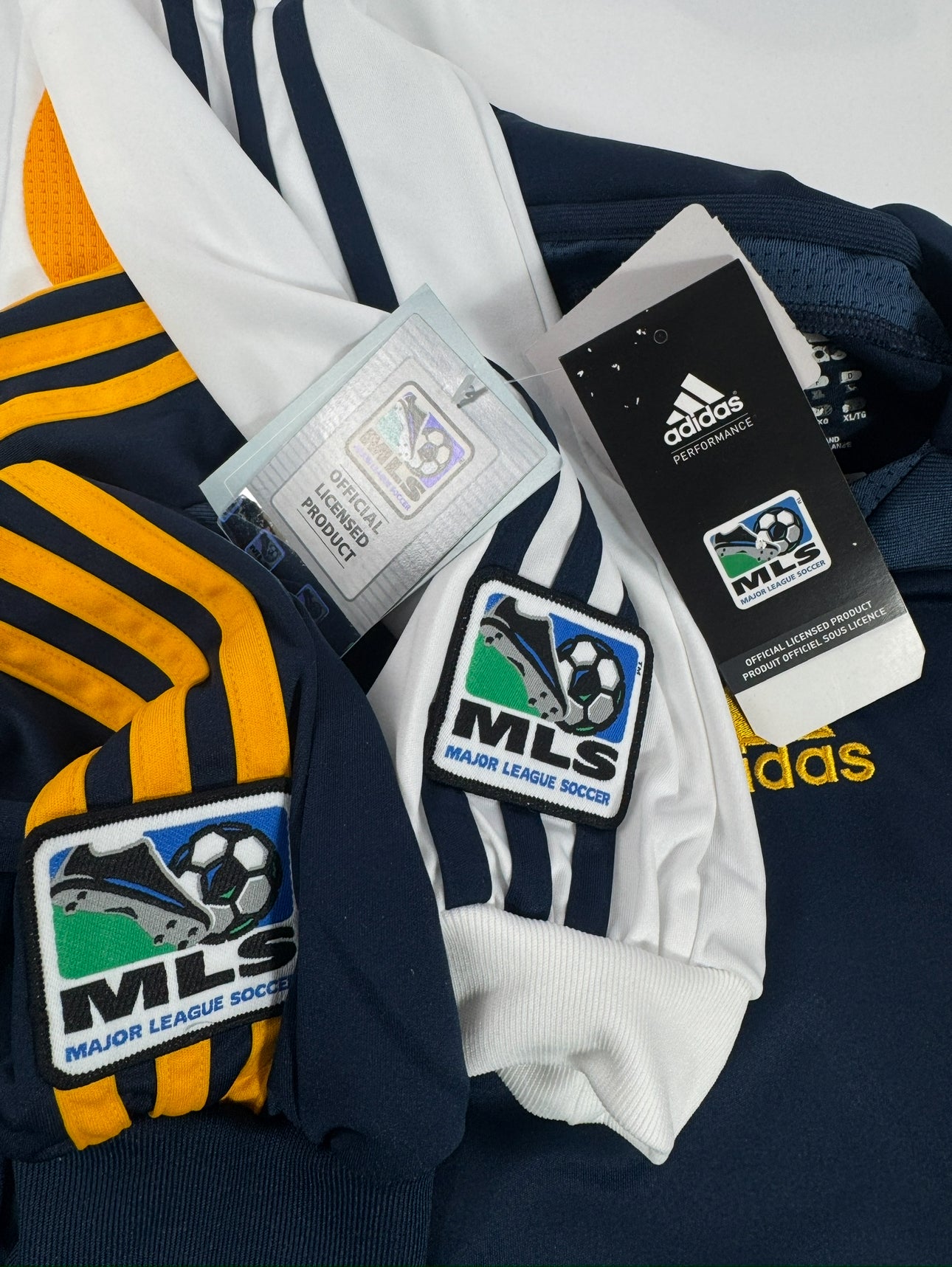 2007/08 ADIDAS LA GALAXY AWAY JERSEY NEW WITH TAGS BECKHAM 23-(XL)