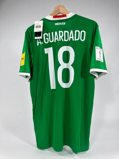 2016/17 ADIDAS MEXICO HOME JERSEY NEW WITH TAGS ANDRES GUARDADO 18 WORLD CUP QUALIFIERS (L)