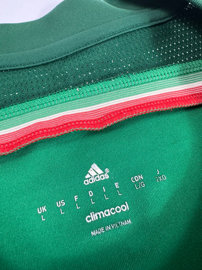 2014 ADIDAS MEXICO HOME JERSEY BGIOVANI DOS SANTOS 10 LONG SLEEVE (L)