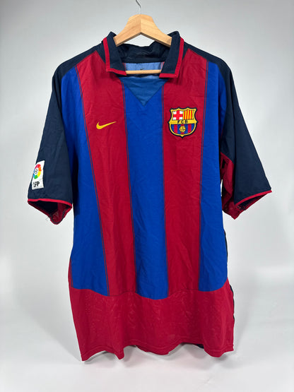 2003 NIKE FC BARCELONA HOME JERSEY MARQUEZ 4 (XL)
