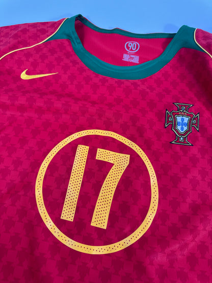 2004/05 NIKE T90 PORTUGAL HOME JERSEY CRISTIANO RONALDO 17 (XL)