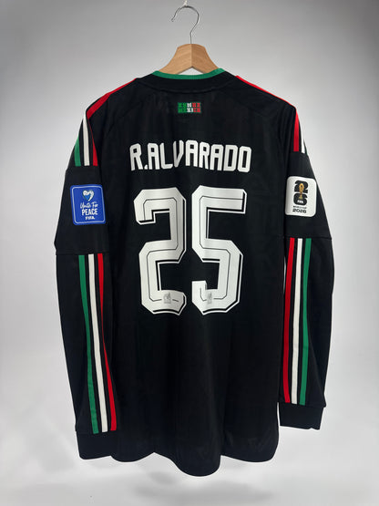 2026 ADIDAS MEXICO THIRD JERSEY AUTHENTIC PLAYER VERSION LONG SLEEVE ROBERTO ALVARADO 25 (L) NEW WITH TAGS
