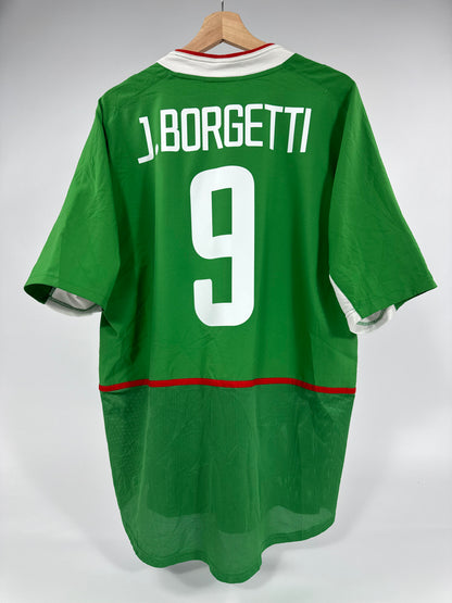 2003 NIKE MEXICO HOME JERSEY JARED BORGETTI 9 (XL)