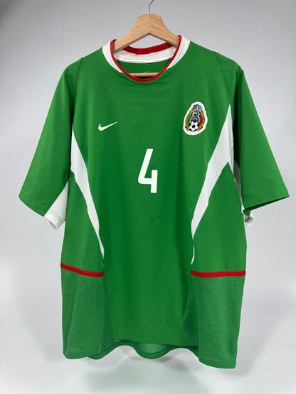 2003 NIKE MEXICO HOME JERSEY MARQUEZ 4 (L)