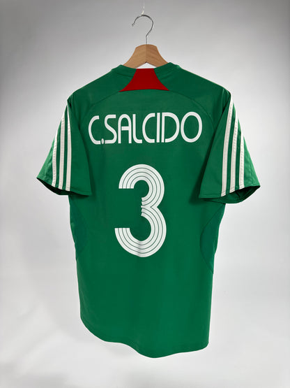 2007 ADIDAS MEXICO HOME JERSEY CARLOS SALCIDO 3 (S)