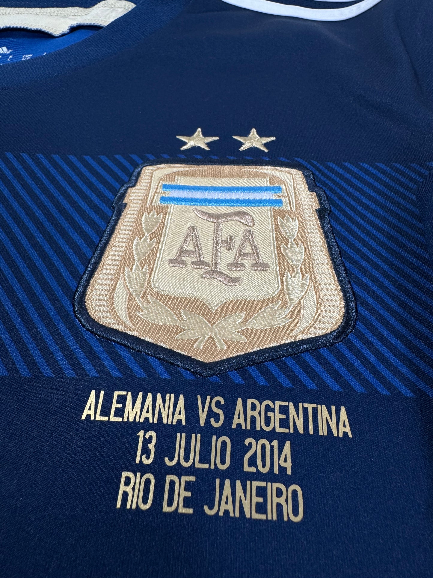2014 ADIDAS ARGENTINA AWAY JEREY WORLD CUP FINAL (L)