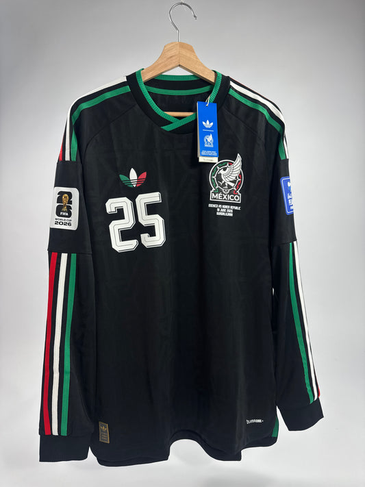 2026 ADIDAS MEXICO THIRD JERSEY AUTHENTIC PLAYER VERSION LONG SLEEVE ROBERTO ALVARADO 25 (L) NEW WITH TAGS