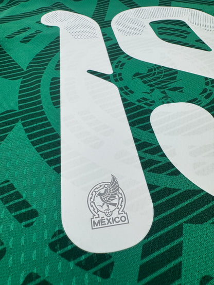 2026 ADIDAS MEXICO WORLD CUP HOME GILBERTO MORA 19 (XL) PLAYER VERSION