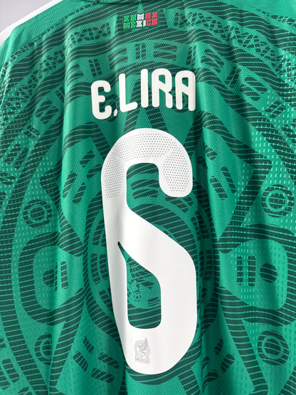 2026 ADIDAS MEXICO HOME AUTHENTIC JERSEY NEW WITH TAGS ERIK LIRA 6 (XXL) NEW WITH TAGS