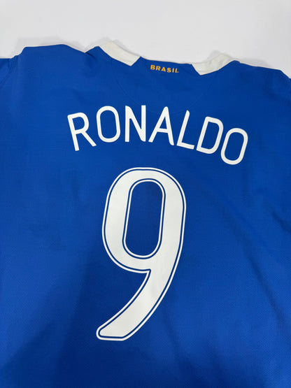 2006 NIKE BRAZIL AWAY JERSEY RONALDO 9 (XL)