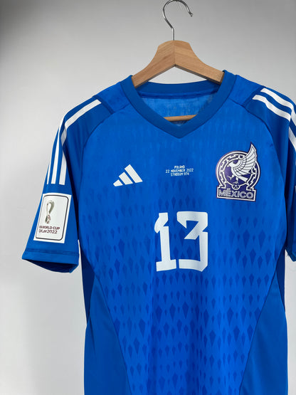 2022 ADIDAS MEXICO GK JERSEY PLAYER ISSUE OCHOA 13 (M) UTILERIA