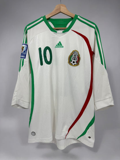 2009 ADIDAS MEXICO AWAY JERSEY CUAUHTEMOC BLANCO 10-(L)