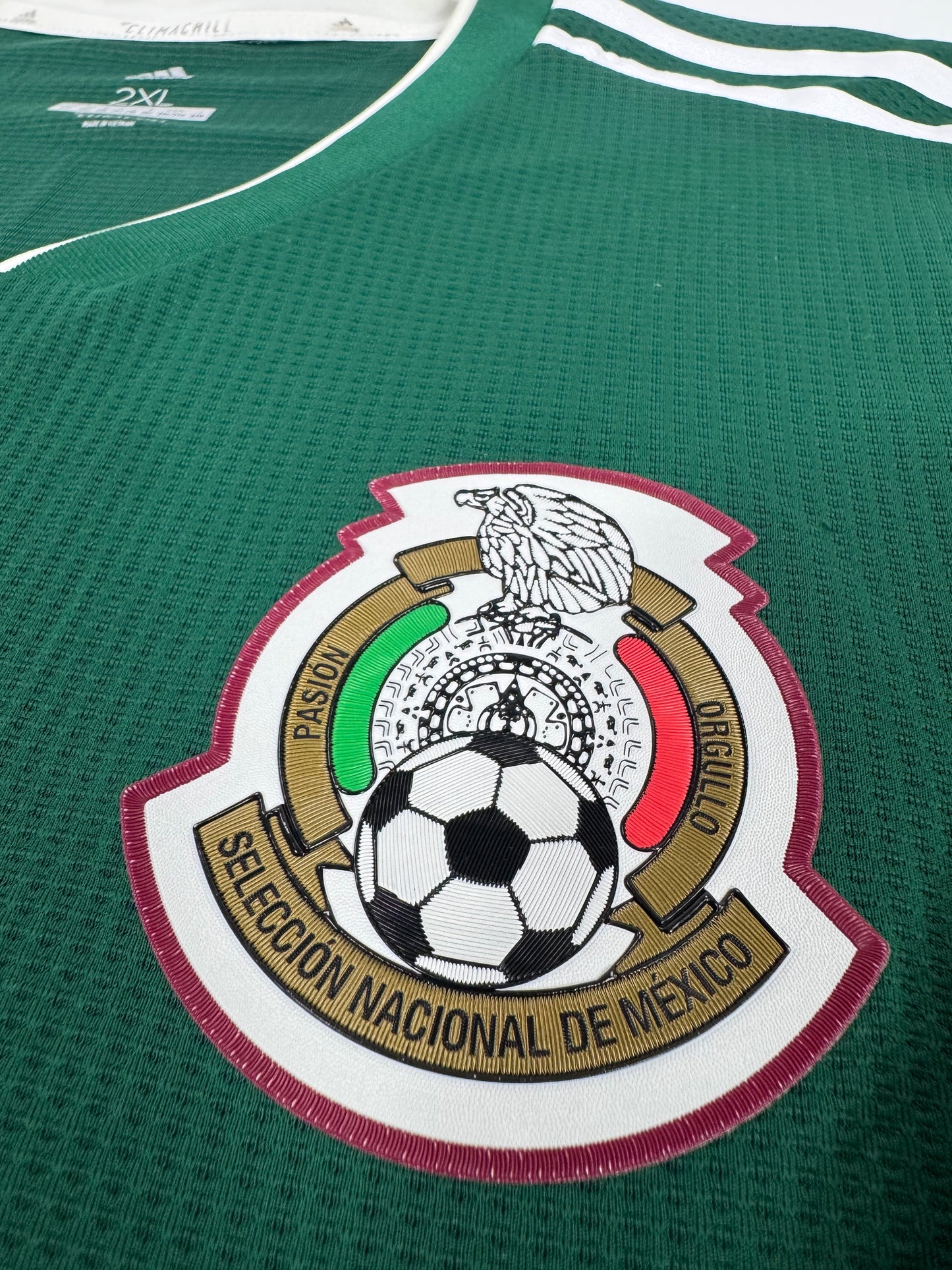2018 ADIDAS MEXICO HOME JERSEY GUARDADO 18 (XXL) PLAYER VERSION