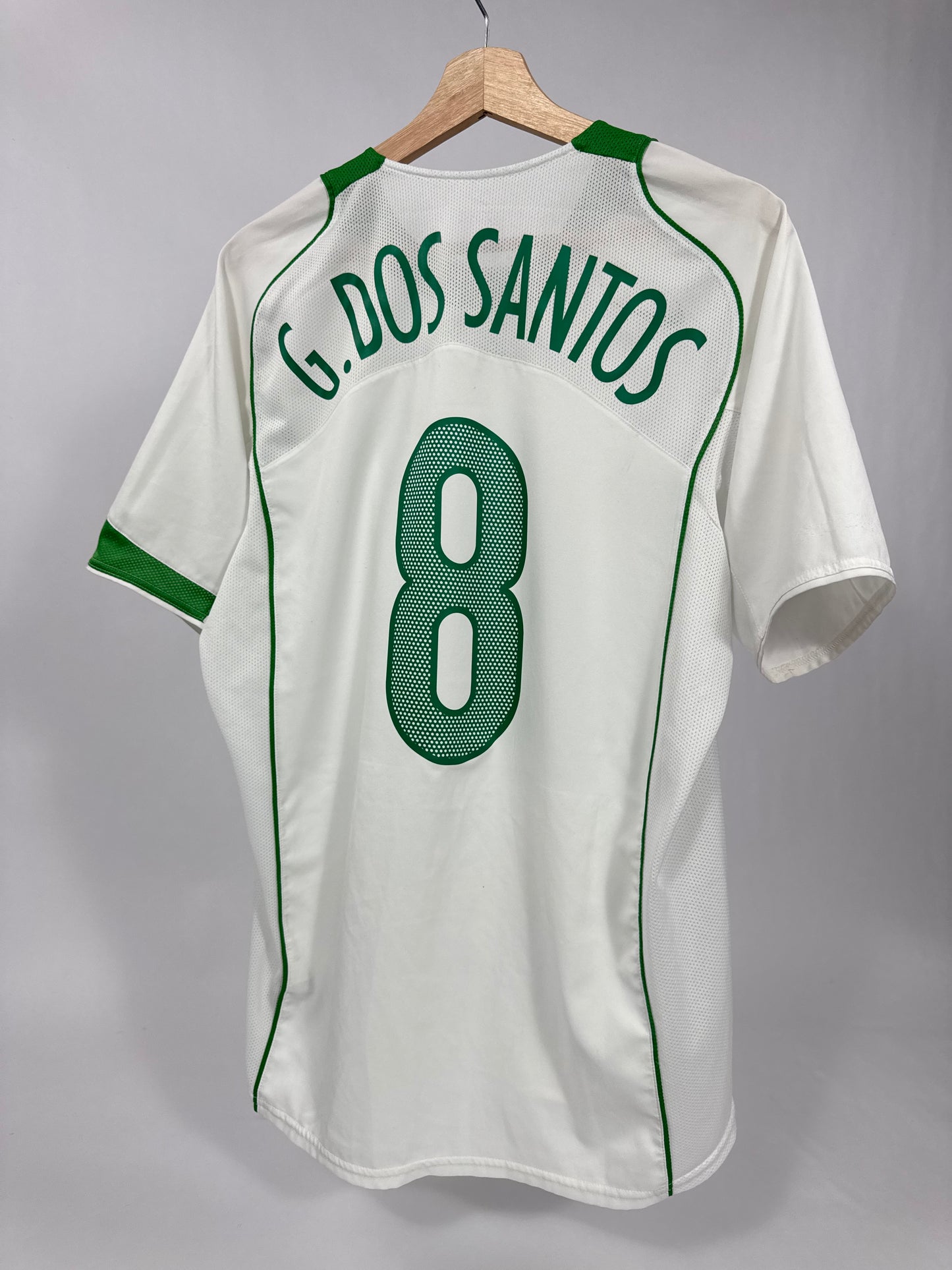 2004/05 NIKE T90 MEXICO AWAY JERSEY GIO DOS SANTOS 8 (M)