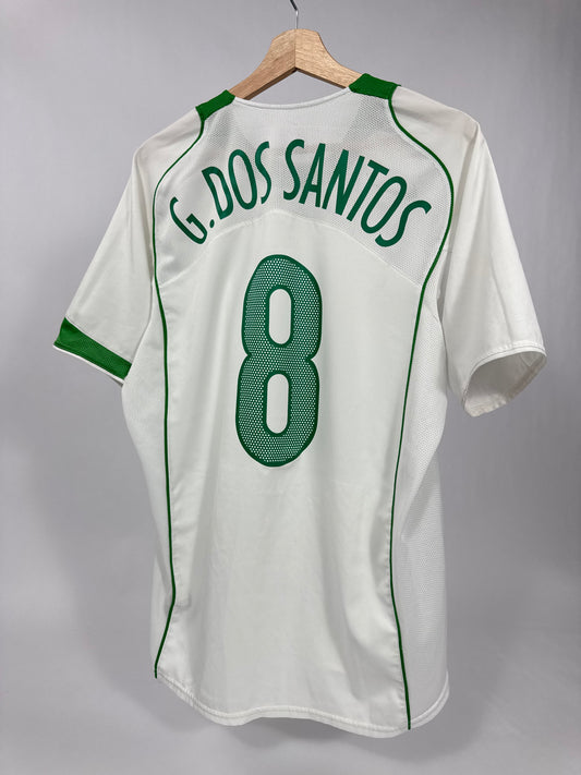 2004/05 NIKE T90 MEXICO AWAY JERSEY GIO DOS SANTOS 8 (M)