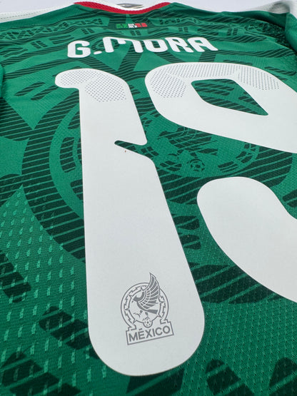 2026 ADIDAS MEXICO WORLD CUP HOME GILBERTO MORA 19 (L) PLAYER VERSION NEW WITH TAGS