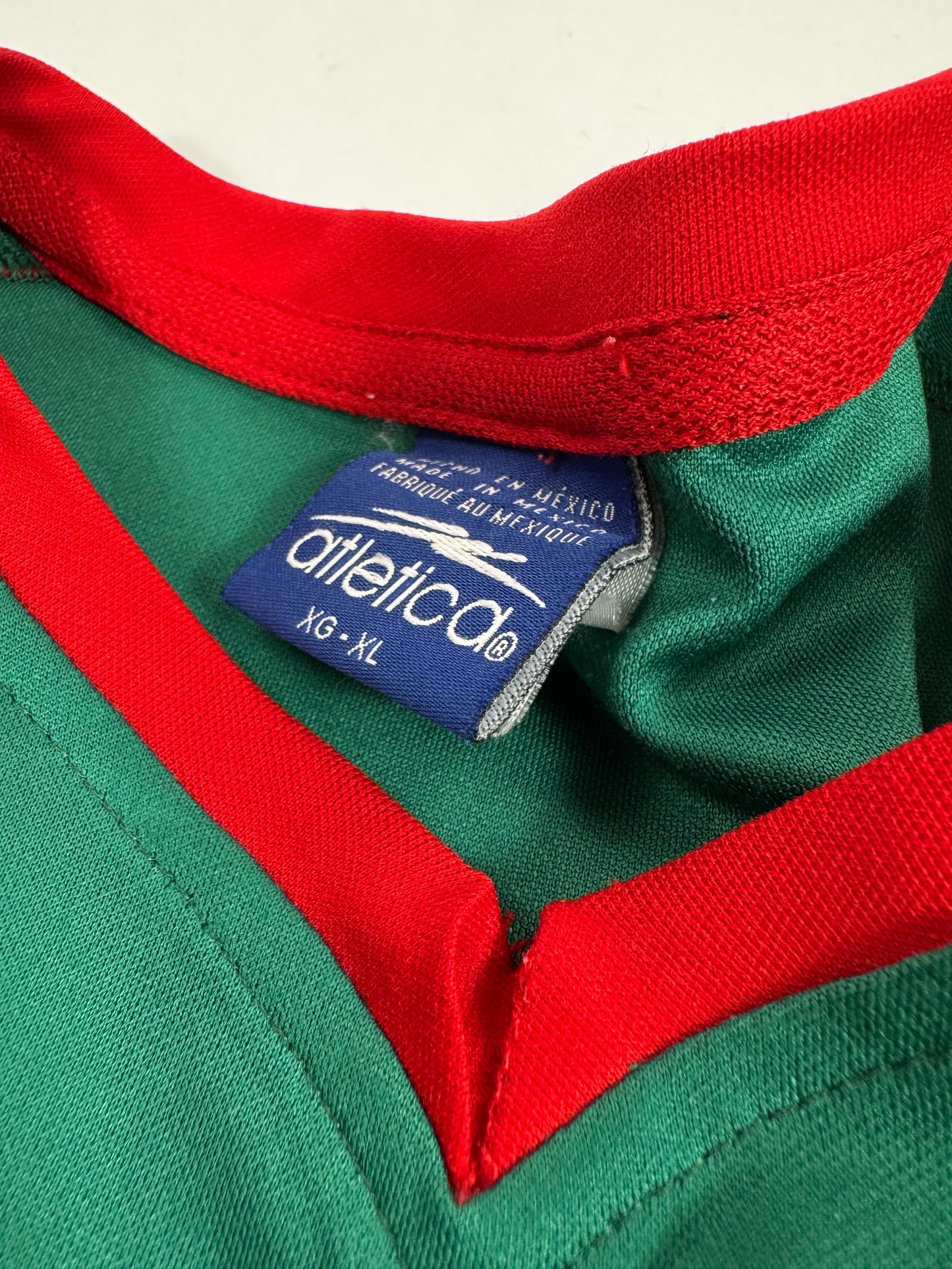 2002 ATLETICA MEXICO HOME JERSEY CUAUHTEMOC BLANCO 10 (XL)