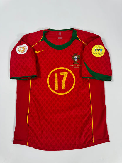 2004/05 NIKE T90 PORTUGAL HOME JERSEY CRISTIANO RONALDO 17 (M)