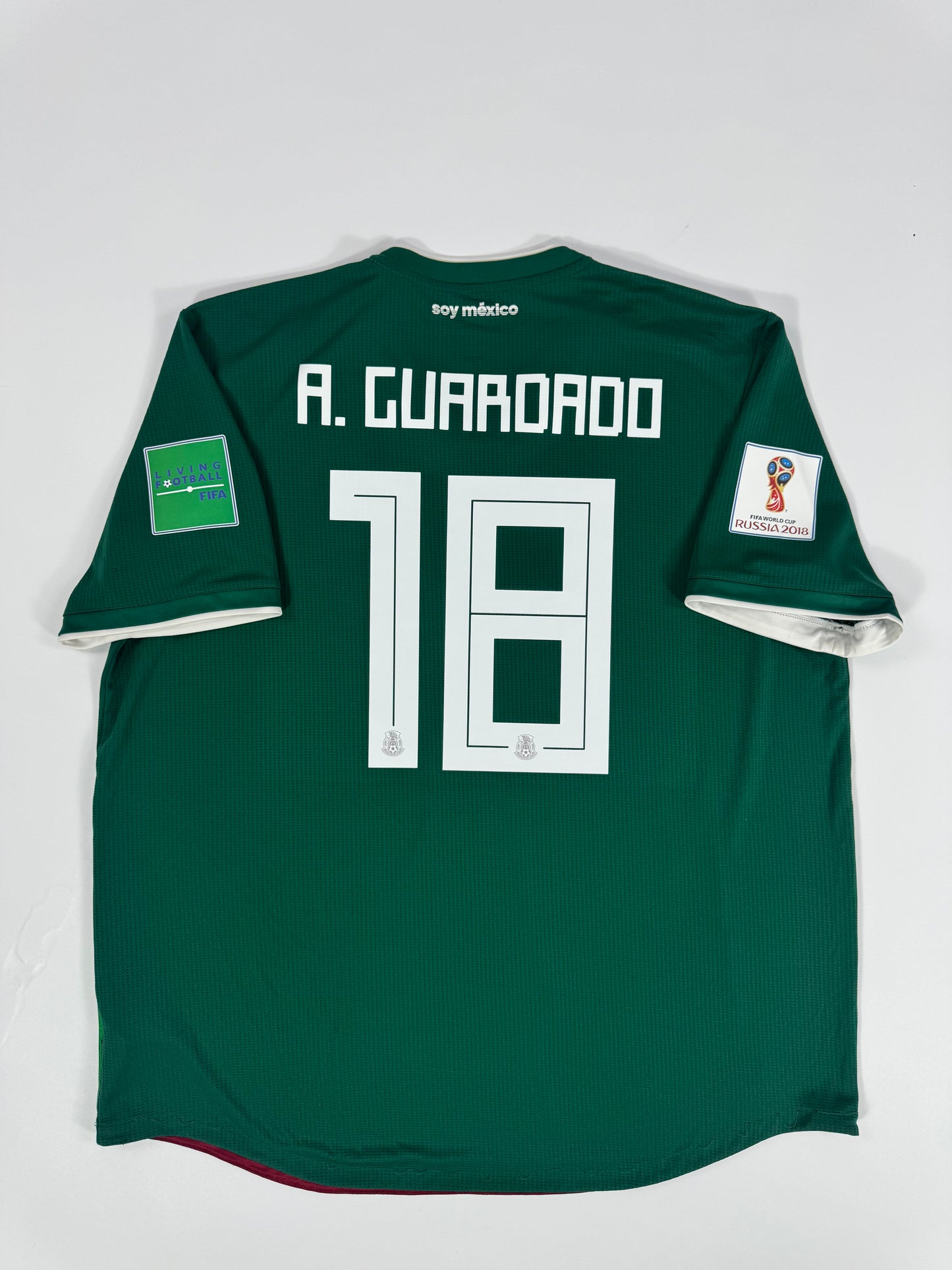 2018 ADIDAS MEXICO HOME JERSEY GUARDADO 18 (XXL) PLAYER VERSION