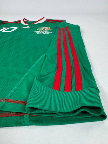 2010 ADIDAS MEXICO HOME JERSEY CUAUHTEMOC BLANCO 10-(M)