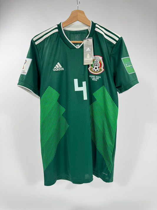 2018 ADIDAS MEXICO HOME JERSEY NEW WITH TAGS RAFA MARQUEZ 4 (M)