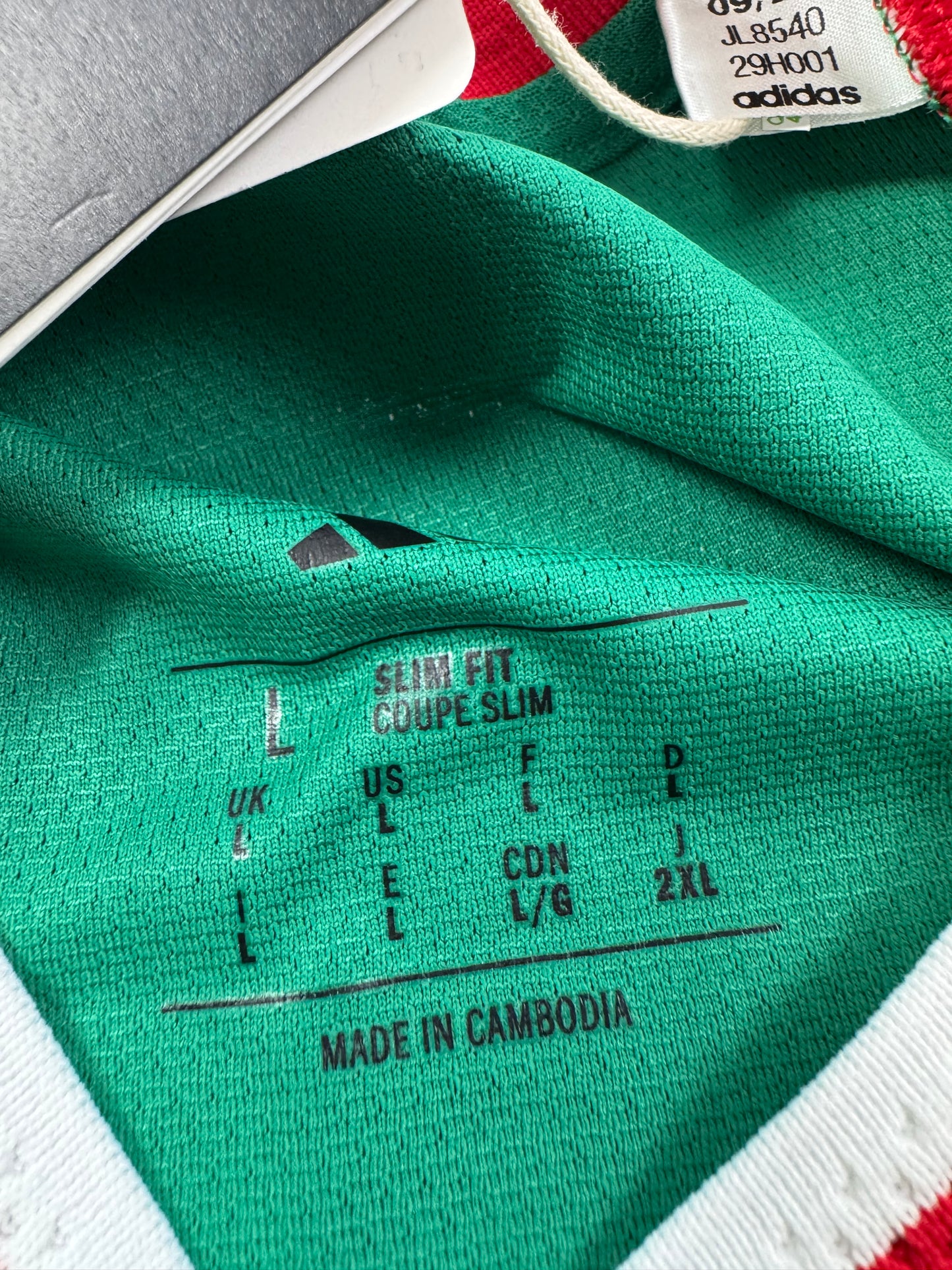 2026 ADIDAS MEXICO HOME JERSEY AUTHENTIC PLAYER VERSION QUIÑONES 16 (L) NEW WITH TAGS