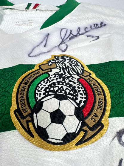 2006 WORLD CUP NIKE PLAYER ISSUE SIGNED MEXICO AWAY JERSEY (UTILERIA) (S)