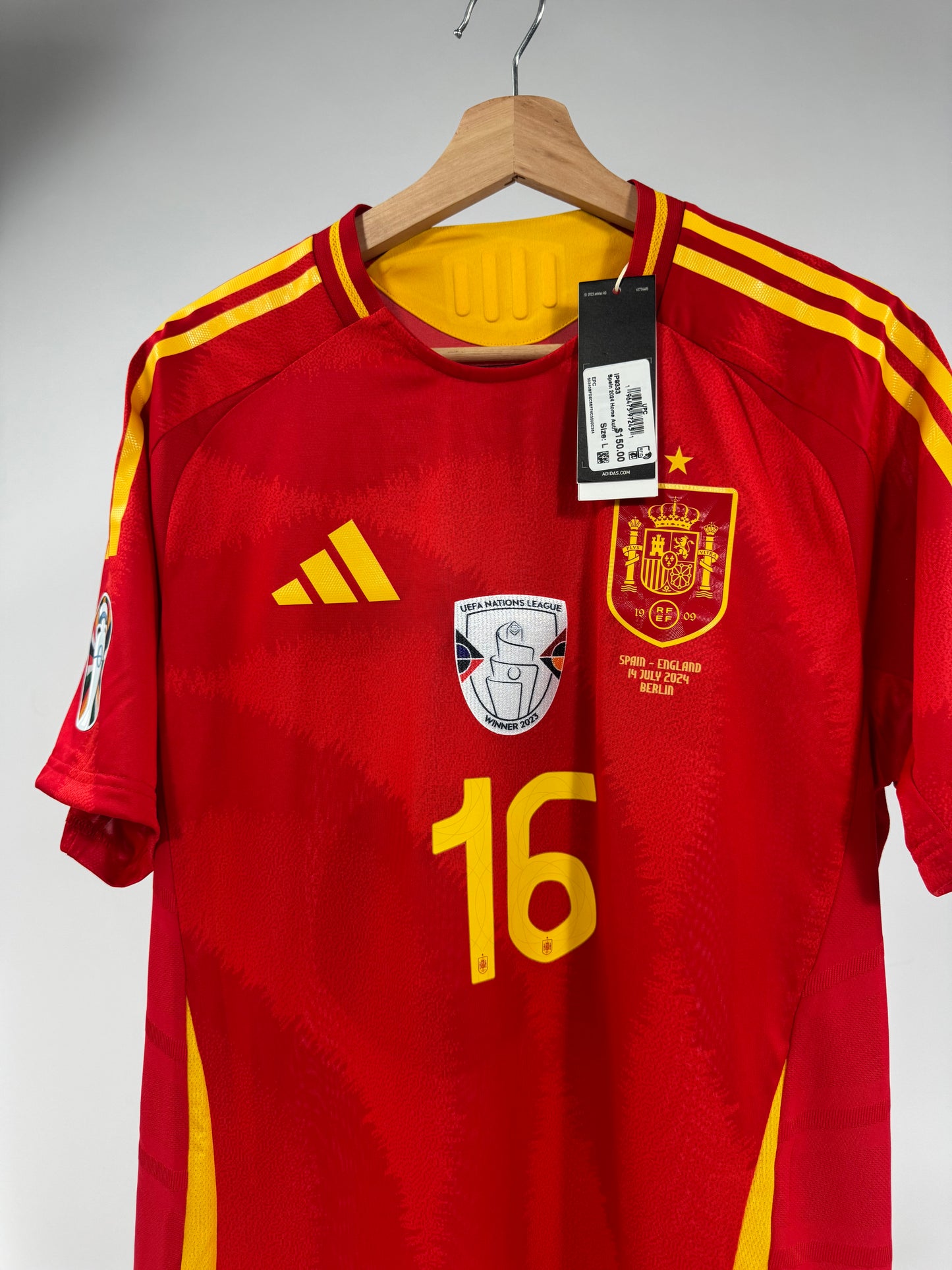 2024 ADIDAS SPAIN PLAYER VERSON HOME KIT NEW WITH TAGS