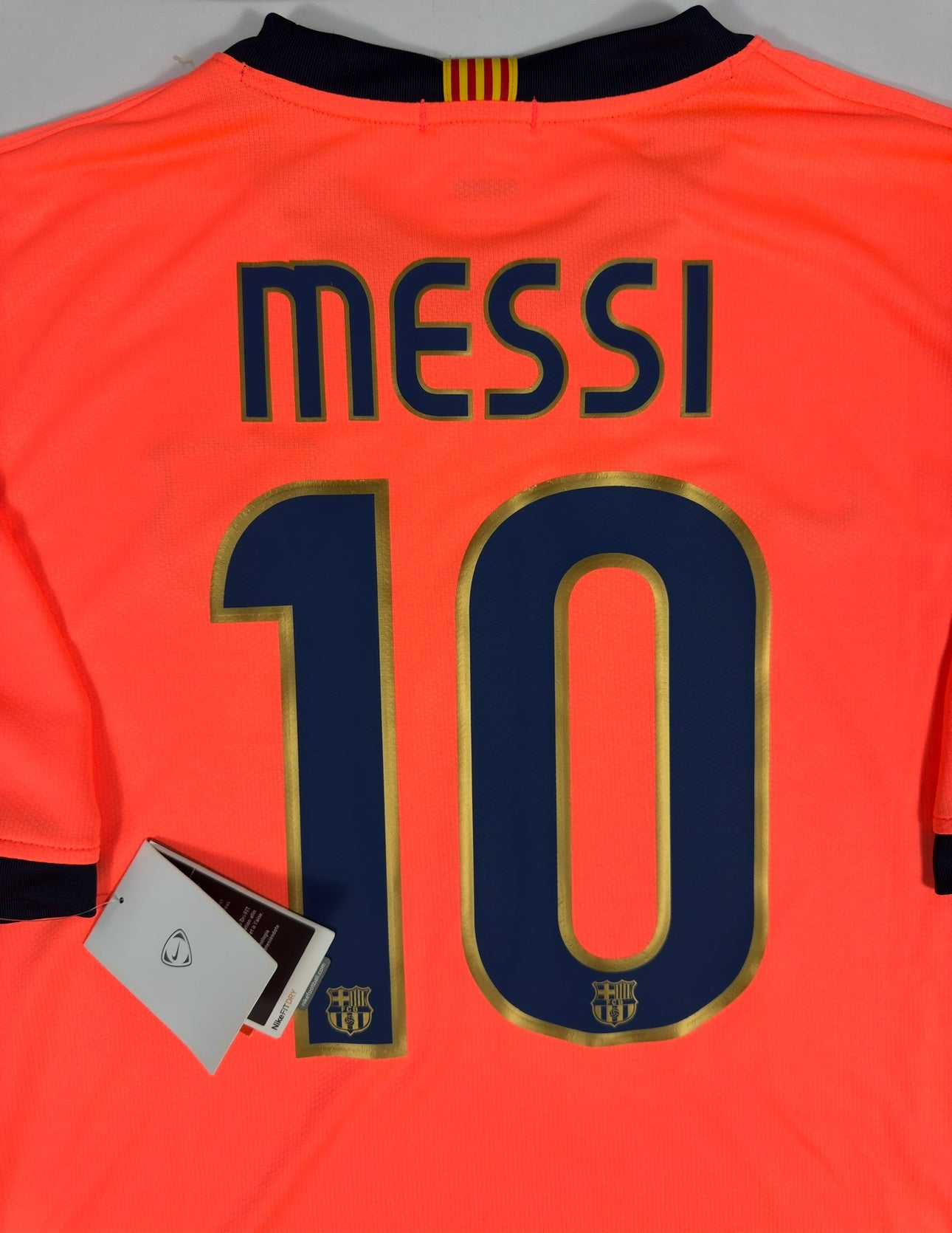 2009/10 NIKE FC BARCELONA AWAY JERSEY MESSI 10 NEW WITH TAGS-(2XL)
