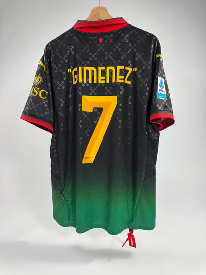 24/25 PUMA X OFF WHITE HOME JERSEY SANTI GIMENEZ 7 (XL) NEW WITH TAGS