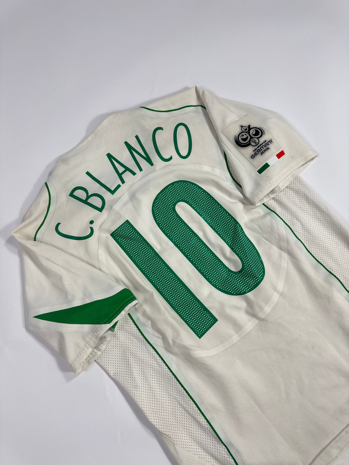 2004/05 NIKE T90 MEXICO AWAY JERSEY CUAUHTÉMOC BLANCO 10 (M) PLAYER ISSUE