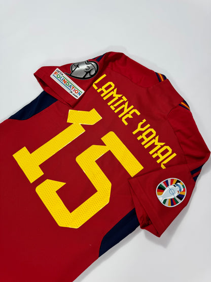 2022/23 ADIDAS SPAIN HOME JERSEY LAMINE YAMAL 15 (S)