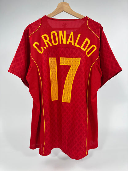 2004/05 NIKE T90 PORTUGAL HOME JERSEY CRISTIANO RONALDO 17 (XL)
