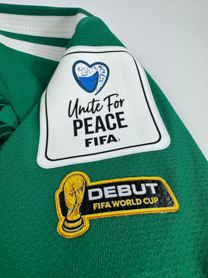2026 ADIDAS MEXICO HOME JERSEY AUTHENTIC LONG SLEEVE PLAYER VERSION NEW WITH TAGS FIDALGO 8 (S)