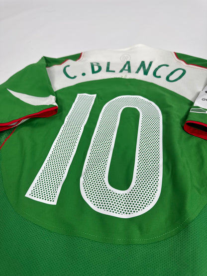 2004/05 NIKE T90 MEXICO HOME JERSEY CUAUHTEMOC BLANCO 10 PLAYER ISSUE UTILERIA (M)