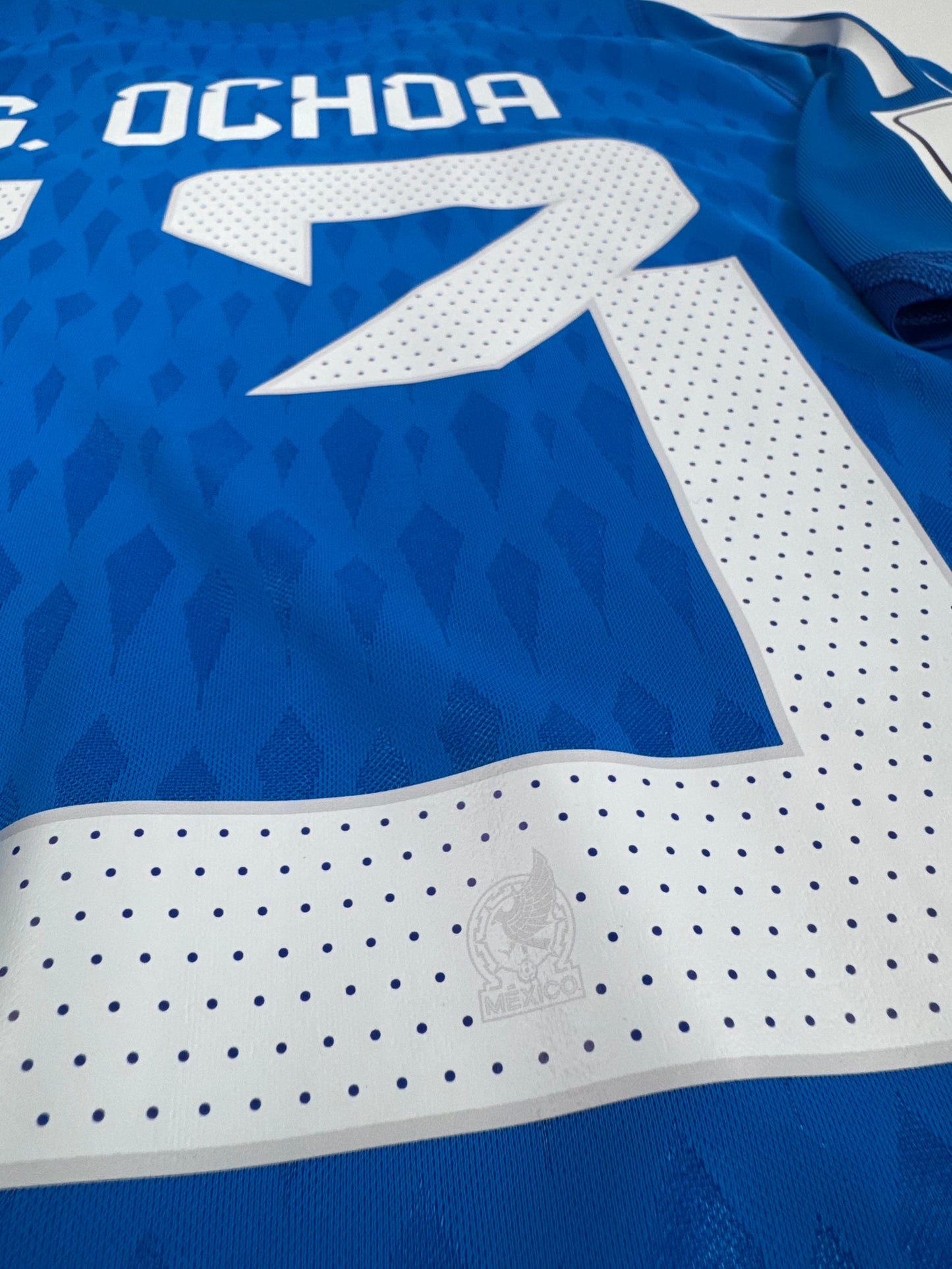 2022 ADIDAS MEXICO GK JERSEY PLAYER ISSUE OCHOA 13 (M) UTILERIA