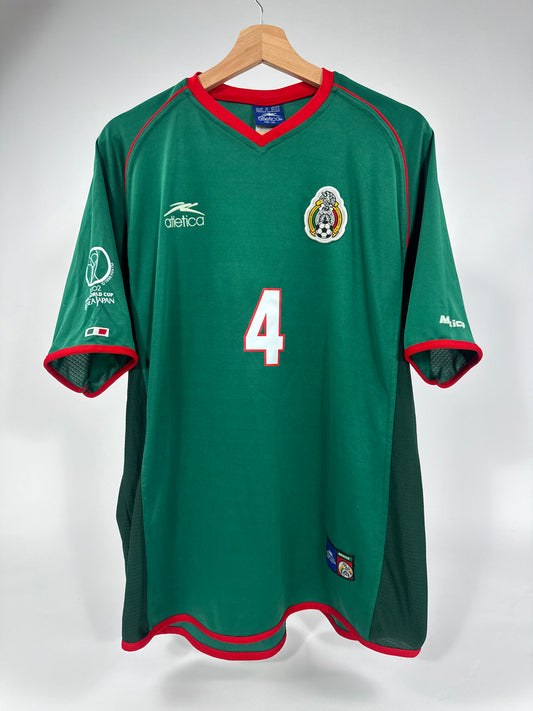 2002 ATLETICA MEXICO HOME JERSEY MARQUEZ 4 (XL)