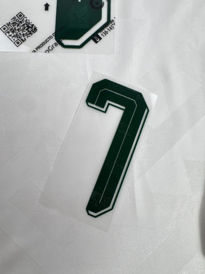 2026 OFFICIAL MEXICO WORLD CUP AWAY NAME SET-GILBERTO MORA 7