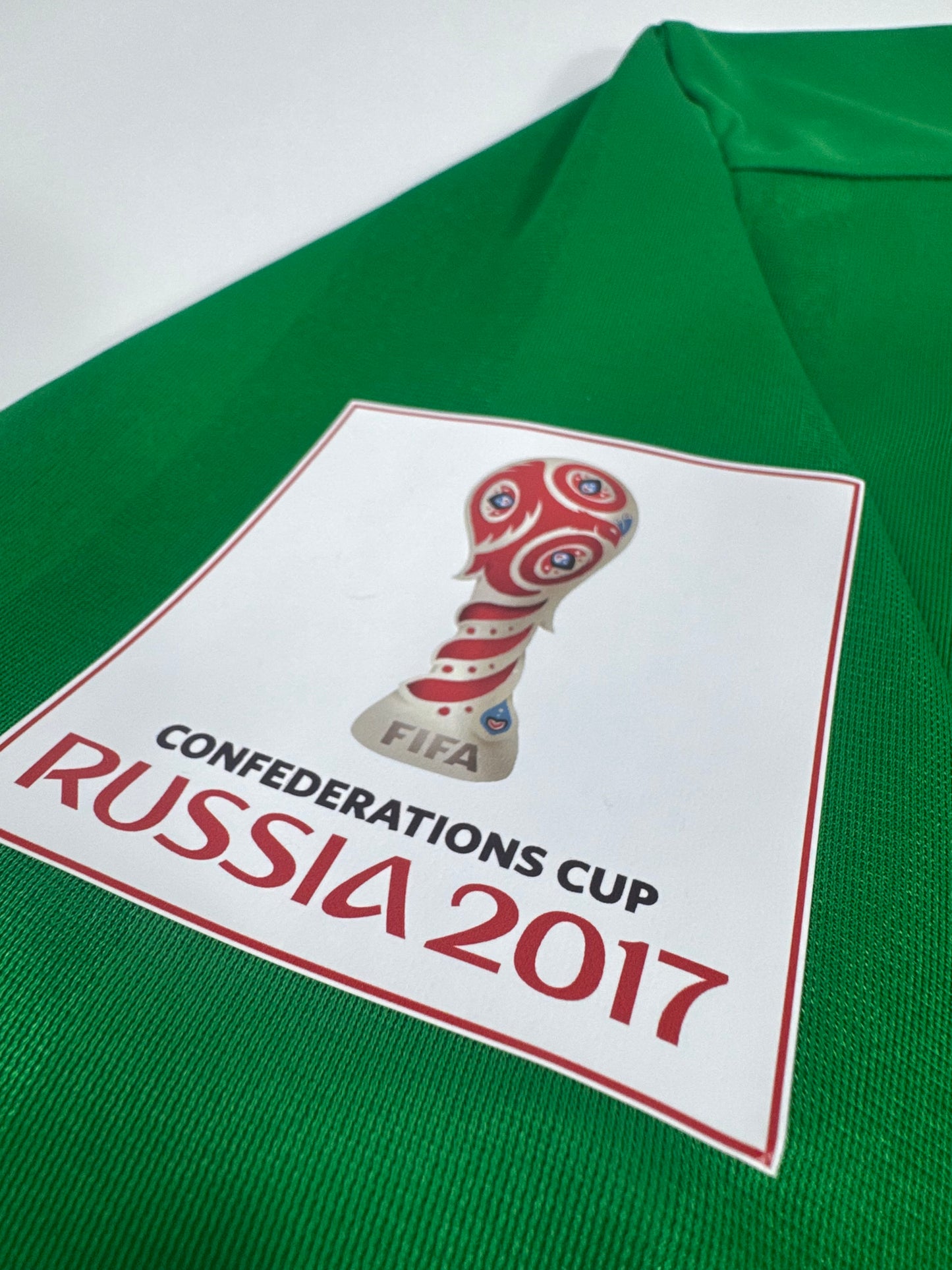 2016/17 ADIDAS MEXICO HOME JERSEY NEW WITH TAGS RAUL JIMENEZ 9 CONFEDERATIONS CUP RUSSIA (L)